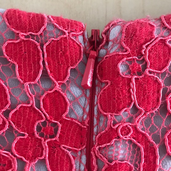 L.K. Bennett Wardour Lace Overlay Dress US 2/UK 6 - Picture 6 of 9